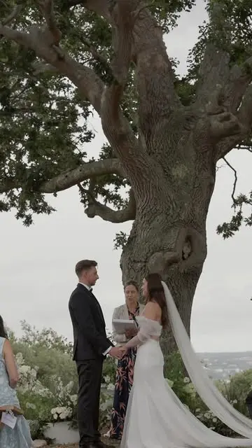 Moments from Nadine & Brad’s wedding ceremony 🤍  Outdoor wedding ceremonies ...